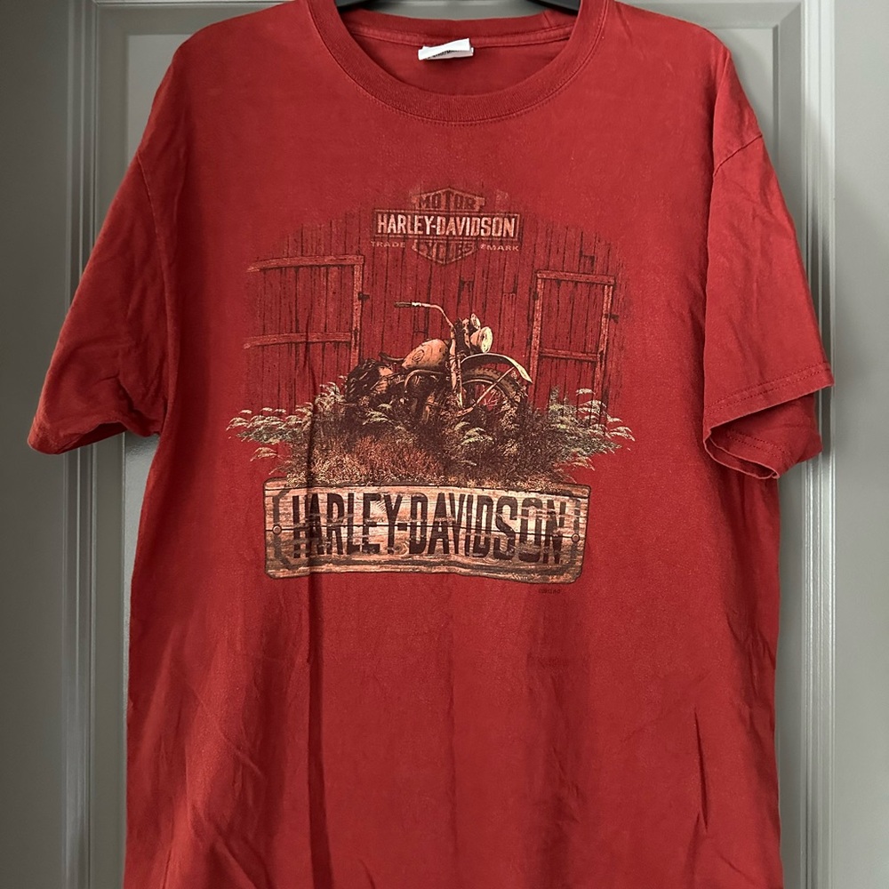 Harley-Davidson Rustic Red Short Sleeve Tee